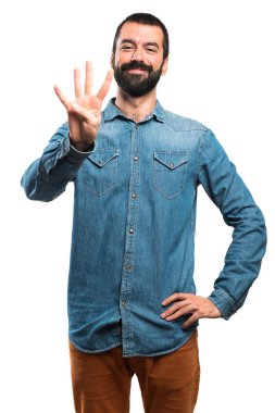 İnsanlar izole beyaz arka plan üzerinde