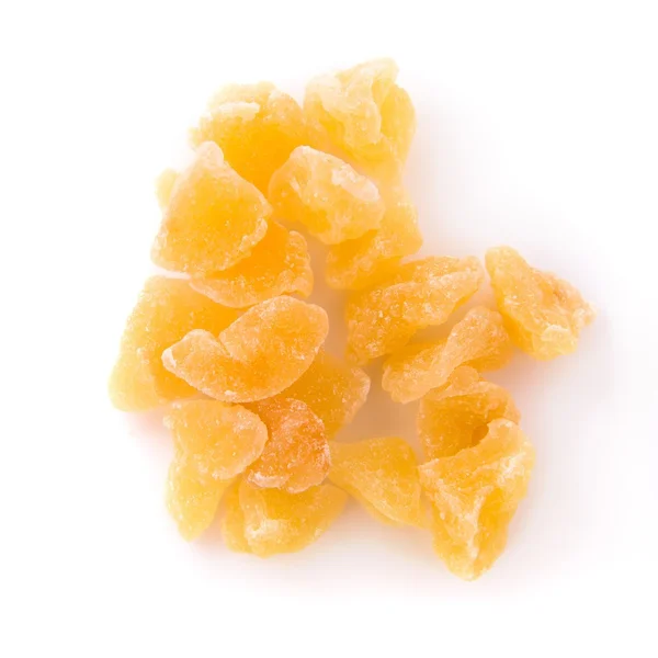 Fructe uscate pe fundal alb — Fotografie, imagine de stoc