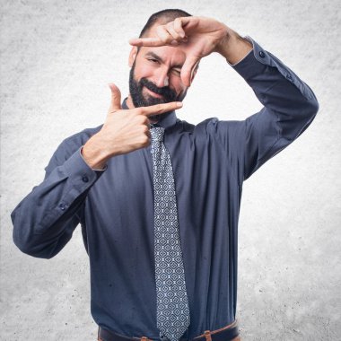 Adam izole arka plan