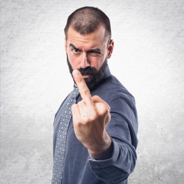 Adam izole arka plan