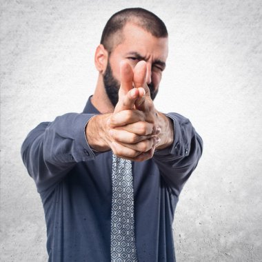 Adam izole arka plan