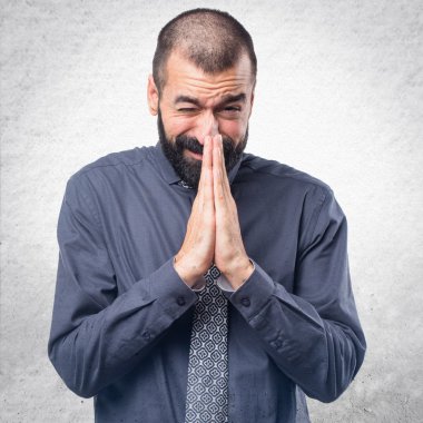 Adam izole arka plan