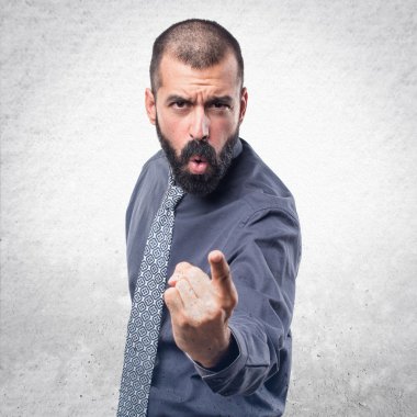 Adam izole arka plan