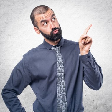 Adam izole arka plan