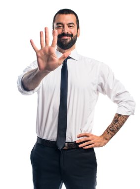 Adam izole arka plan