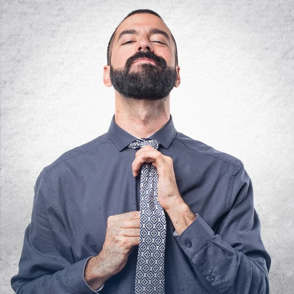 Hombre sobre fondo aislado — Foto de Stock