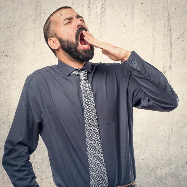 Hombre sobre fondo aislado — Foto de Stock