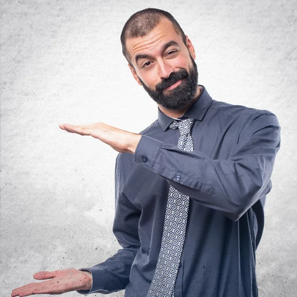 Hombre sobre fondo aislado — Foto de Stock