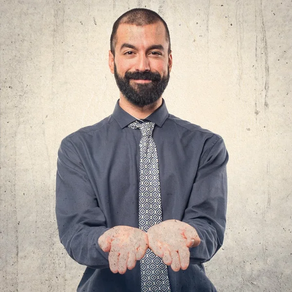 Mann mit isoliertem Hintergrund — Stockfoto