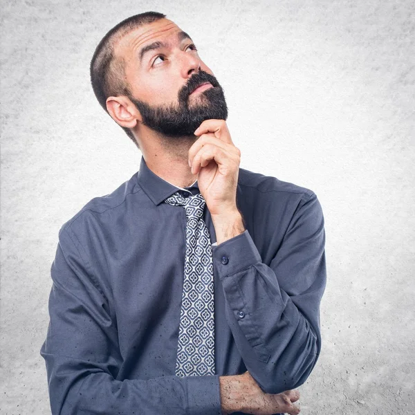 Hombre sobre fondo aislado — Foto de Stock