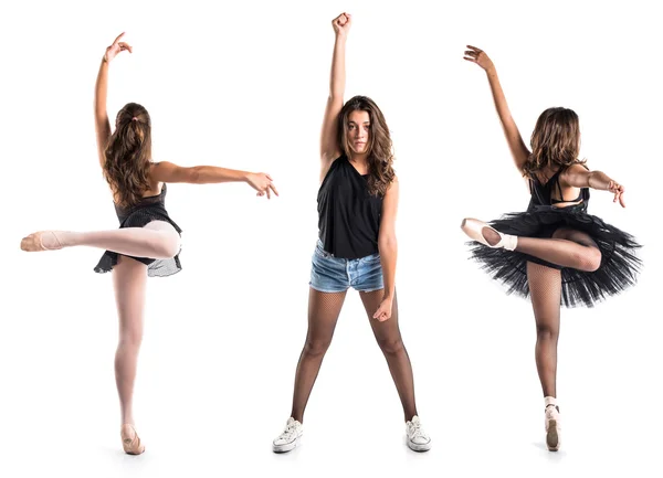 Jeune danseuse de ballet avec tutu — Photo