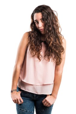 Genç model Studio poz