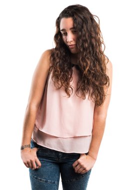 Genç model Studio poz