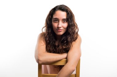 Genç model Studio poz