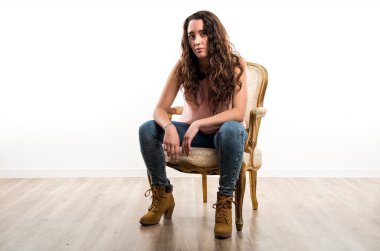 Genç model Studio poz