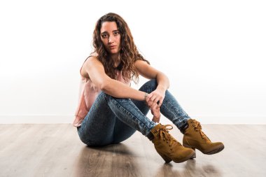 Genç model Studio poz