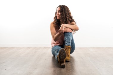 Genç model Studio poz