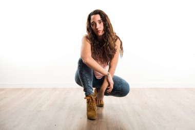 Genç model Studio poz