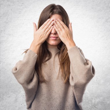 Kadın izole beyaz arka plan üzerinde