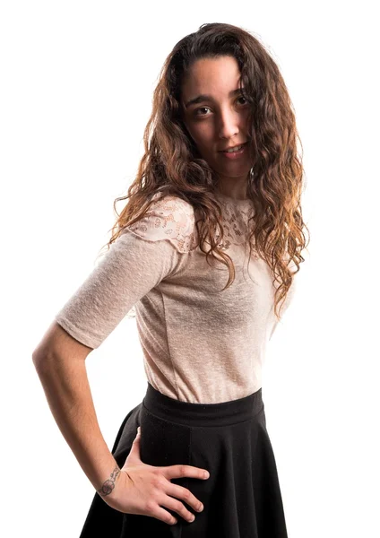 Adolescente modelo posando en estudio —  Fotos de Stock