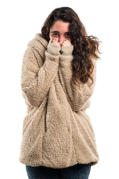 Adolescente chica con ropa de invierno —  Fotos de Stock