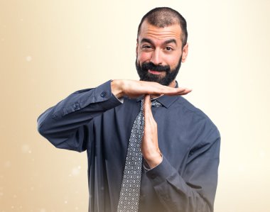 Zaman aşımı jest yapma adam