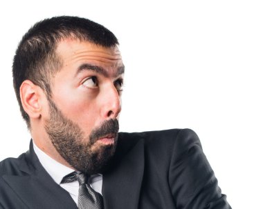 Önemsiz bir jest yapma işadamı