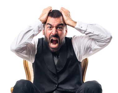 izole beyaz zemin üzerine