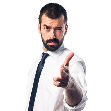 silah jest yaparak işadamı