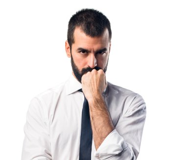 izole beyaz zemin üzerine