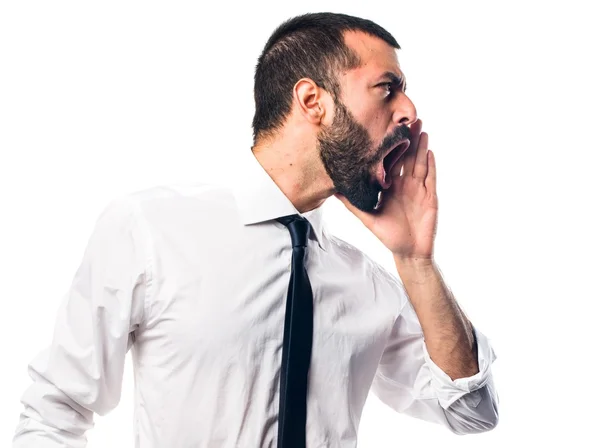 Hombre sobre fondo blanco aislado —  Fotos de Stock