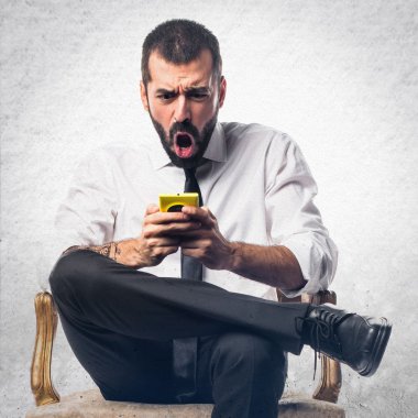 işadamı için telefon konuşma