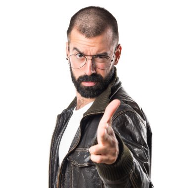 Pezevenk adam silah jest yapma 