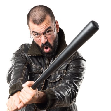 Beyzbol oynayan pezevenk adam