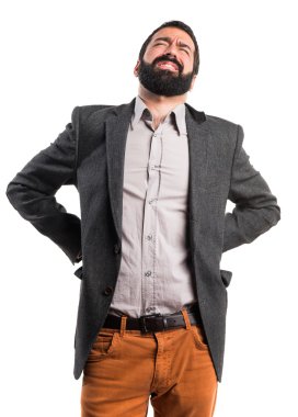 Sırtı ağrıyan bir adam