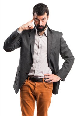 izole beyaz zemin üzerine