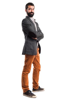 adam kollarını çapraz ile