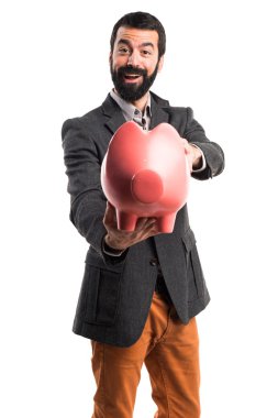 Bir servet tutan adam