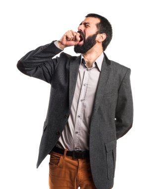 Adam çok öksürük