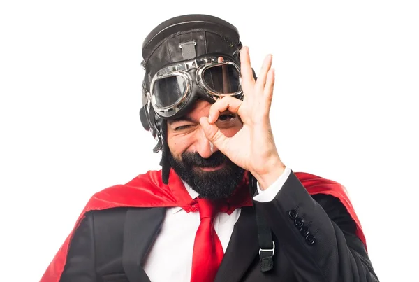 Hombre sobre fondo blanco aislado — Foto de Stock