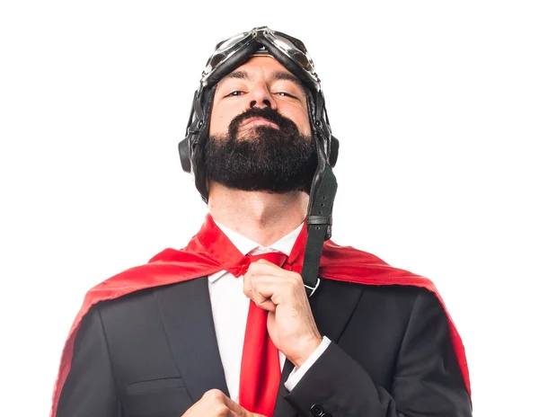 Hombre sobre fondo blanco aislado — Foto de Stock