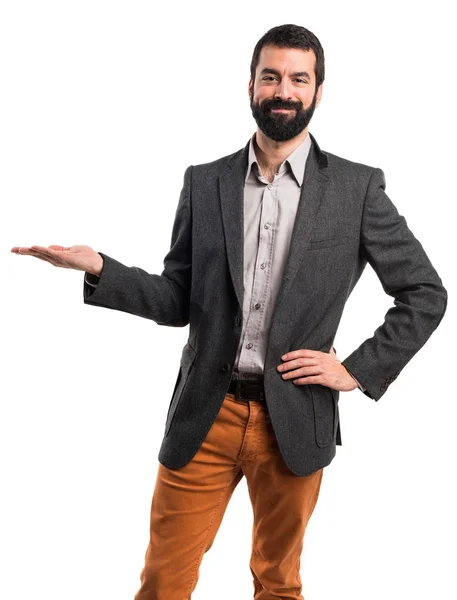 Hombre sobre fondo blanco aislado — Foto de Stock