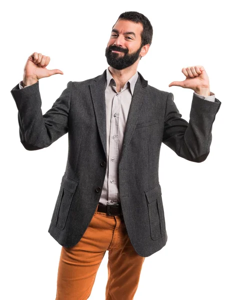 Hombre orgulloso de sí mismo — Foto de Stock