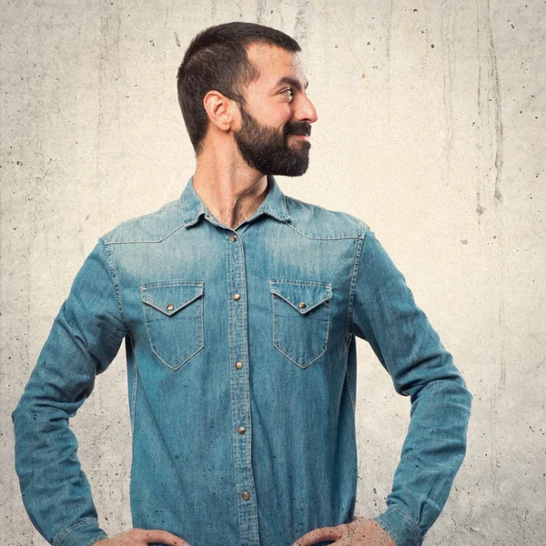 Hombre sobre fondo blanco aislado — Foto de Stock