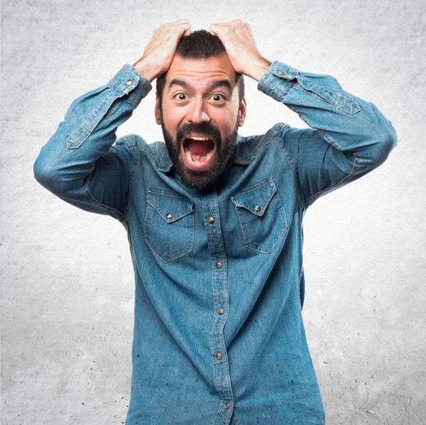 Hombre sobre fondo blanco aislado —  Fotos de Stock