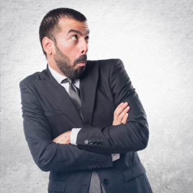 Önemsiz bir jest yapma işadamı