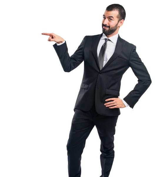 Hombre sobre fondo blanco aislado — Foto de Stock