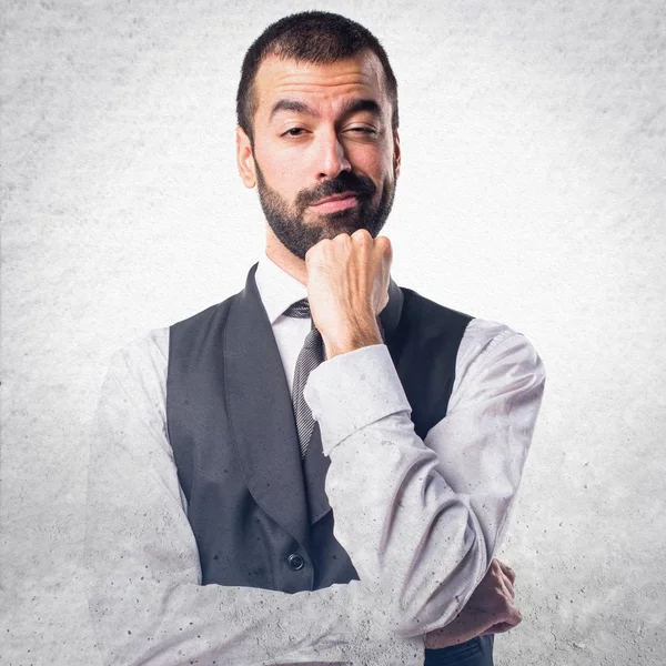 Hombre sobre fondo blanco aislado —  Fotos de Stock