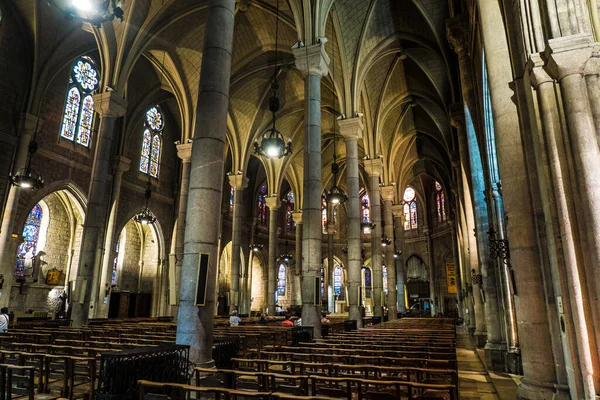 Notre Dame Nice Igreja Neogótica Nice Cote Azur França — Fotografia de Stock