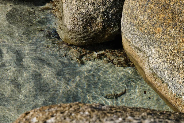 Cala Piscadeddus Красивий Пляж Вілласіміус Кальярі Сардинія Італія — стокове фото